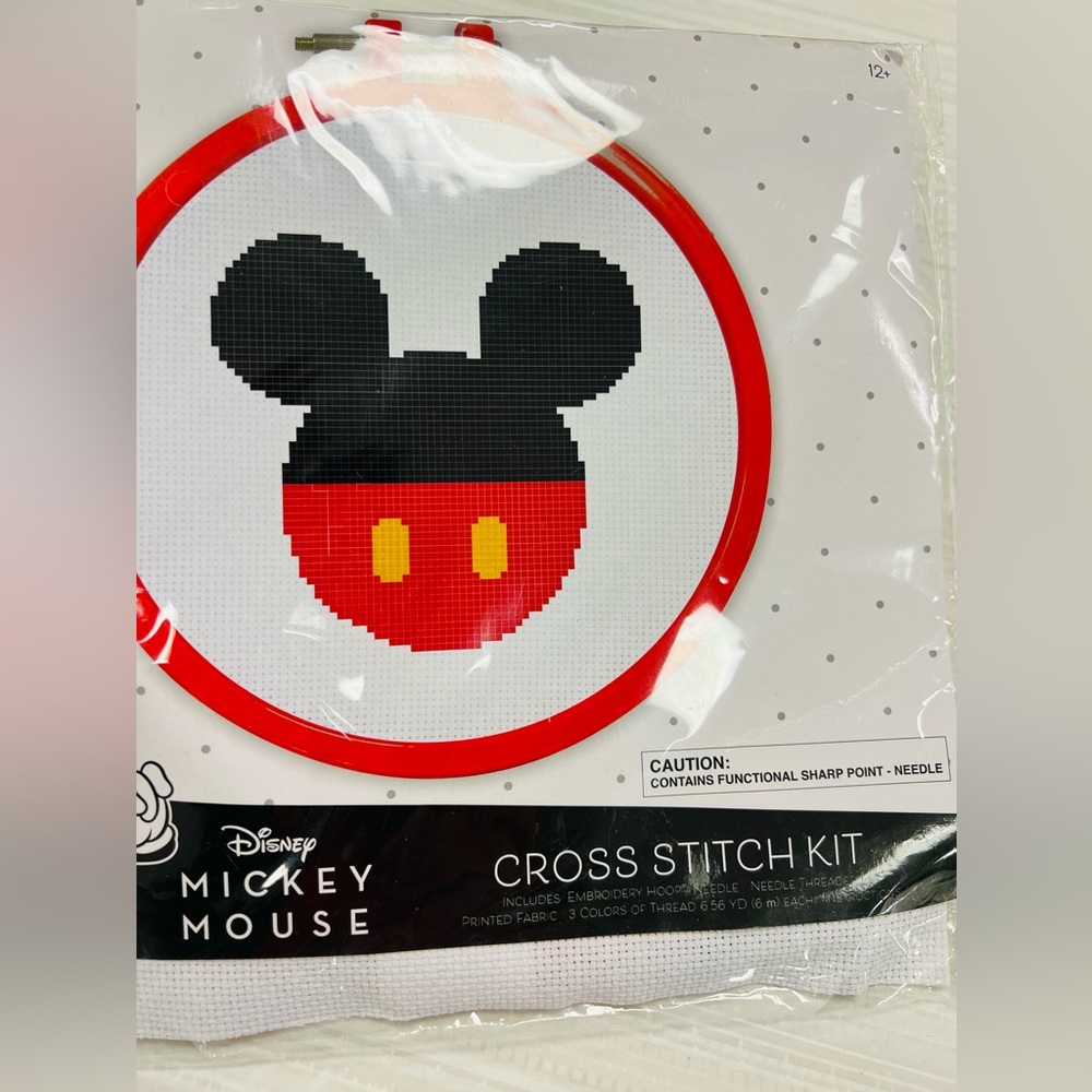 Disney Mickey Mouse Cross Stitch Kit New